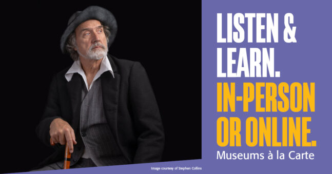 Actor dressed as a 19th century whaler