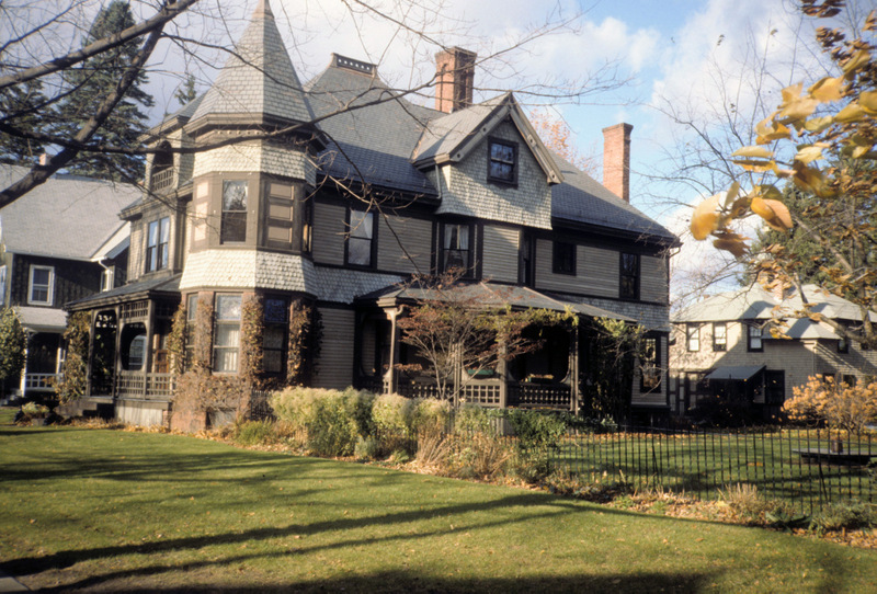 Victorian wood framed house