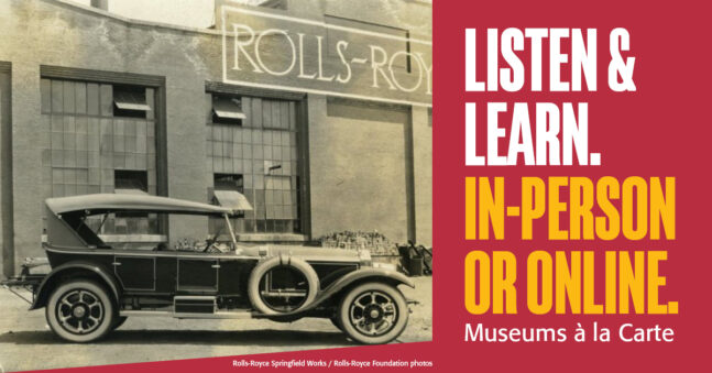 Historical photo of a Rolls-Royce automobile