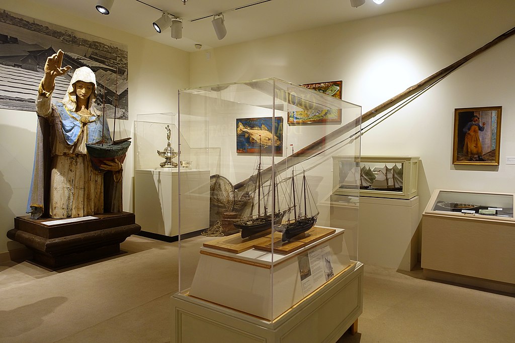 Interior of Cape Ann Museum