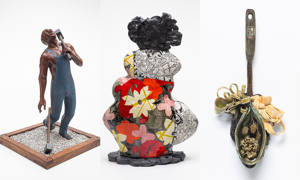 Various ceramic sculptures