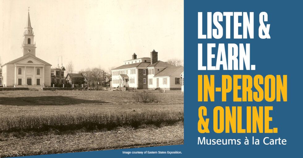 Historical photo of church and house