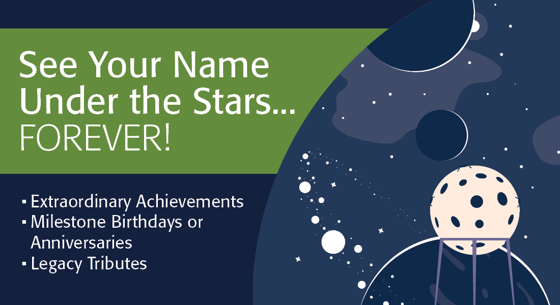 See Your Name Under the Stars... FOREVER!