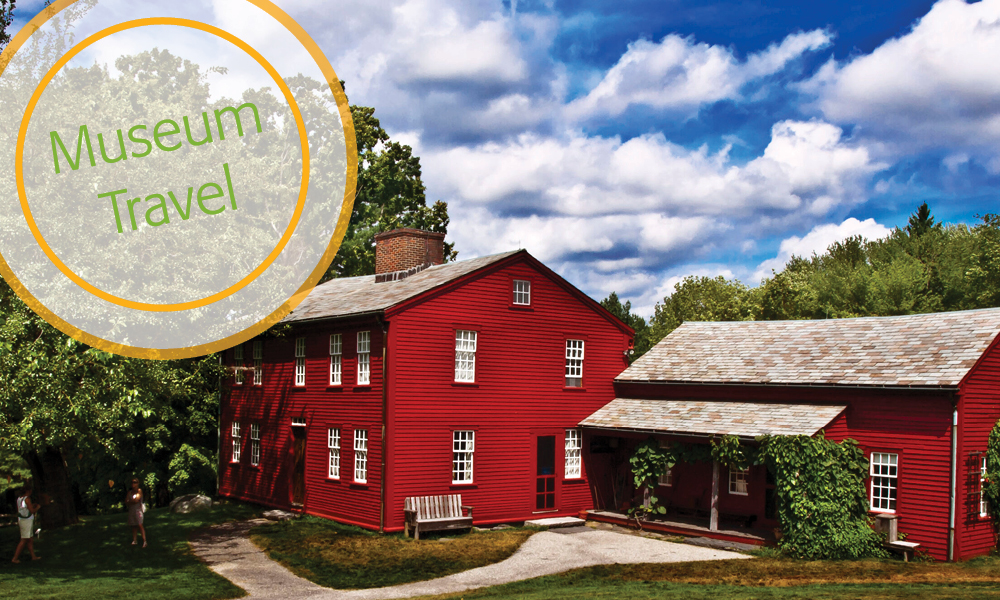 Exterior of an 1800s farmhouse