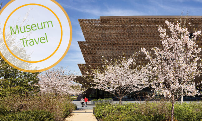 Exterior of the National Museum of African American History & Culture