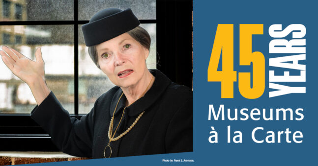 Woman in a pillbox hat