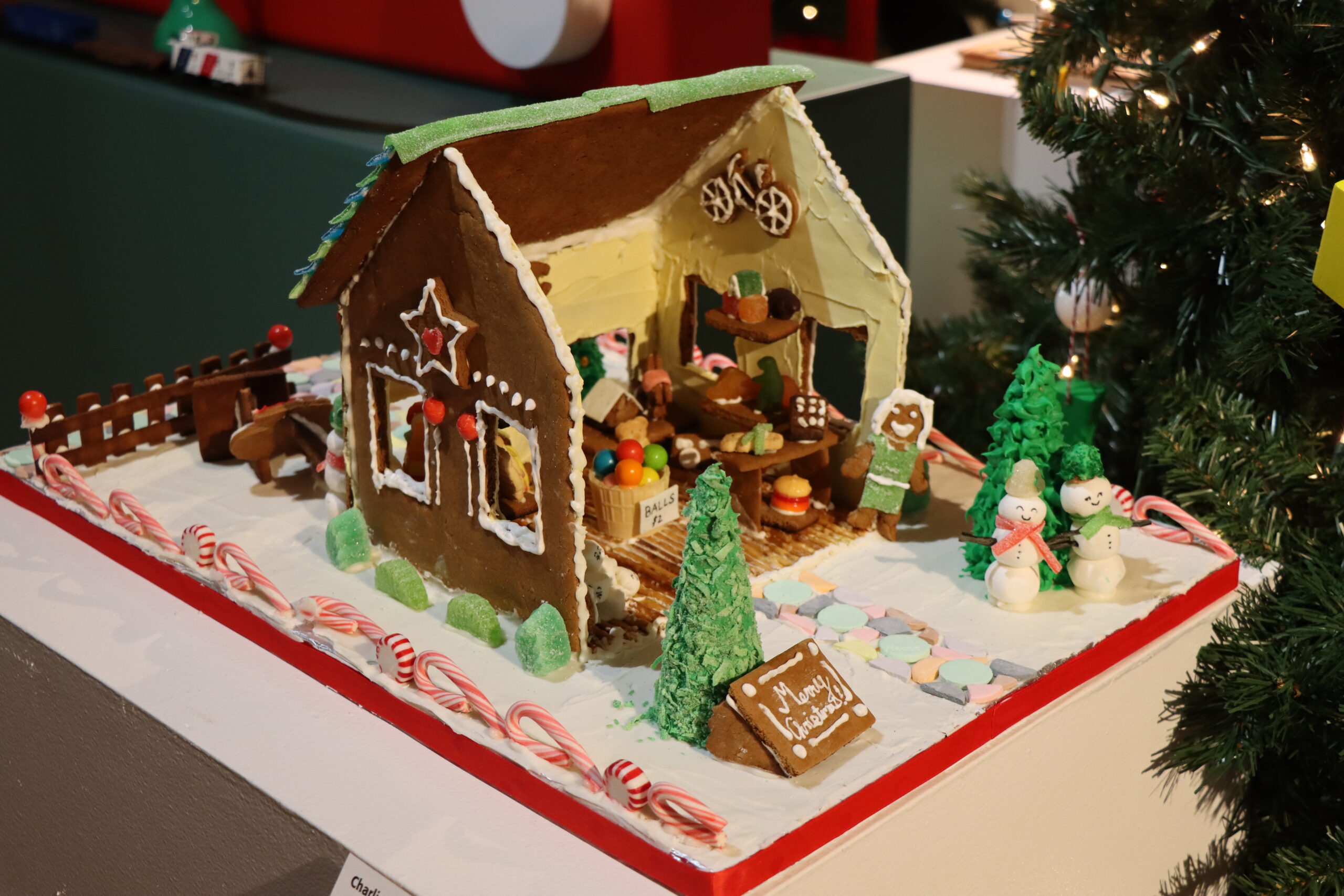 Toy Store at Christmas by Charlie & Nancy Kocsmiersky