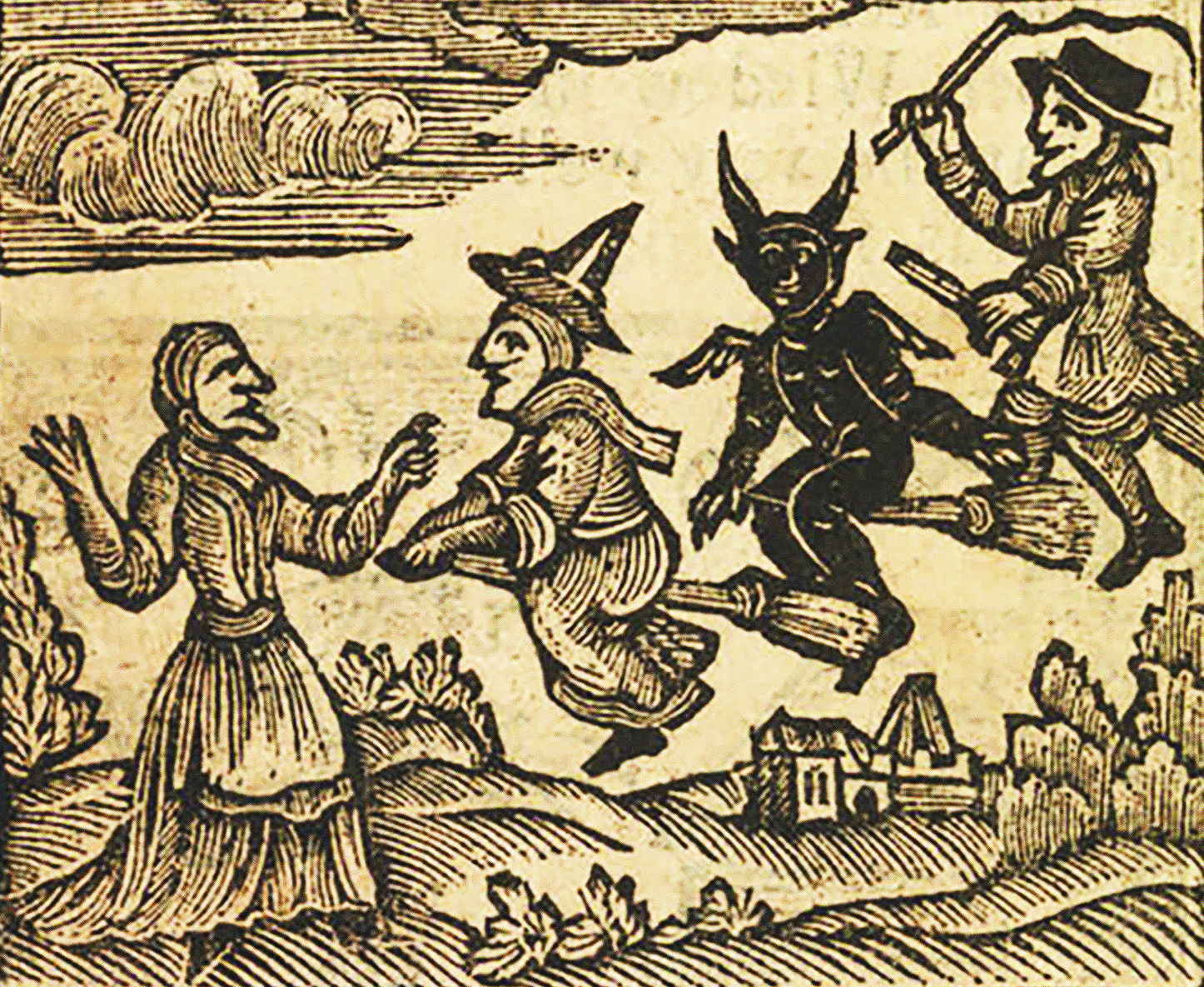 The history of witches and wizards, 1720. Wellcome Collection.