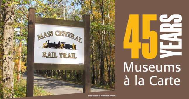 Mass Central Rail Trail sign