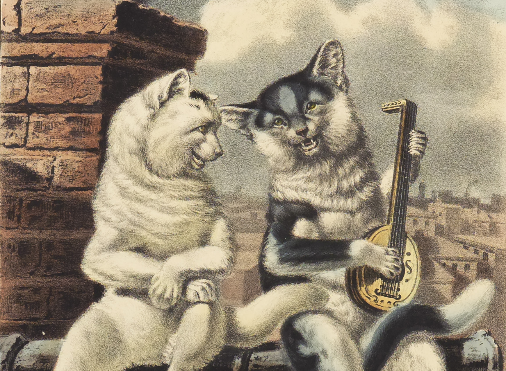 Music Hath Charms, Currier & Ives print