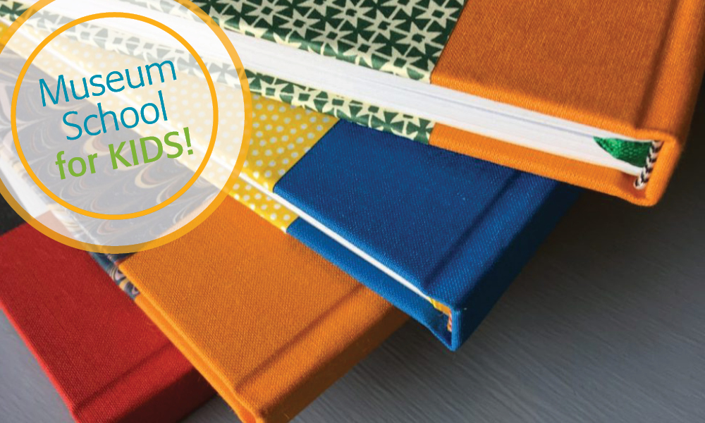 Colorfully bound books