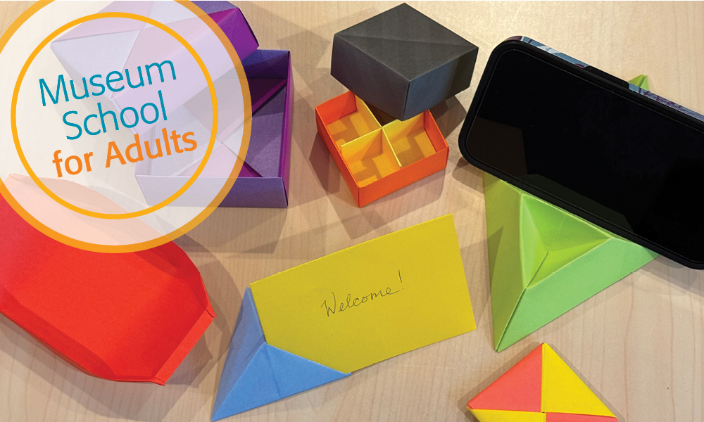 Various origami shapes