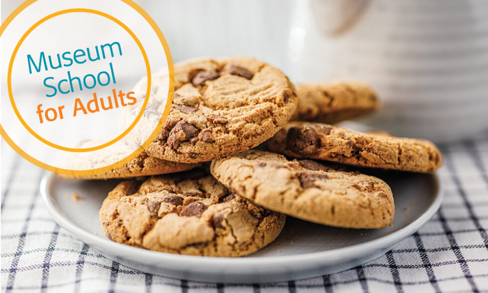 Chocolate chip cookies on a plate